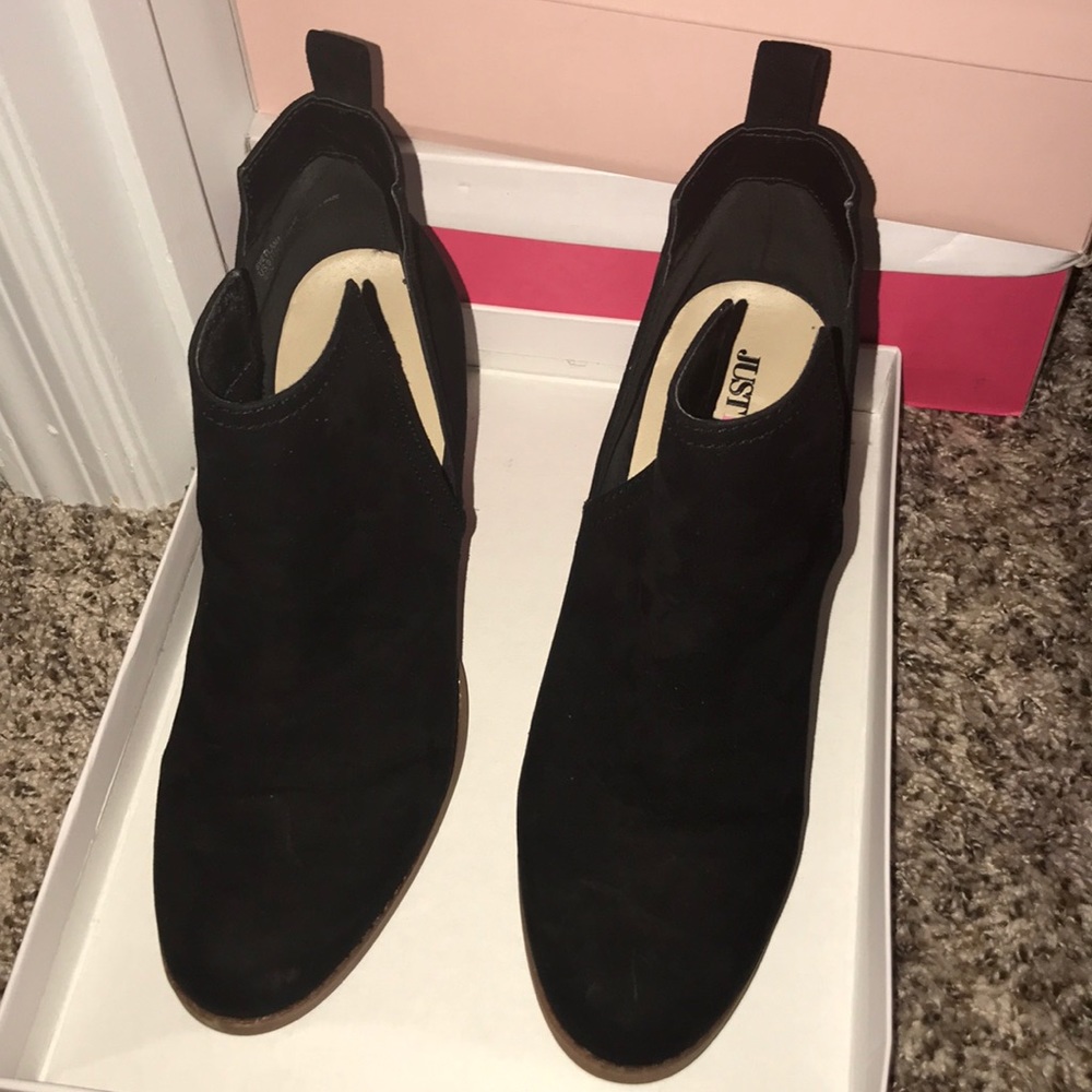 Black booties